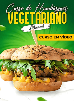curso em vídeo de hambúrguer vegetariano